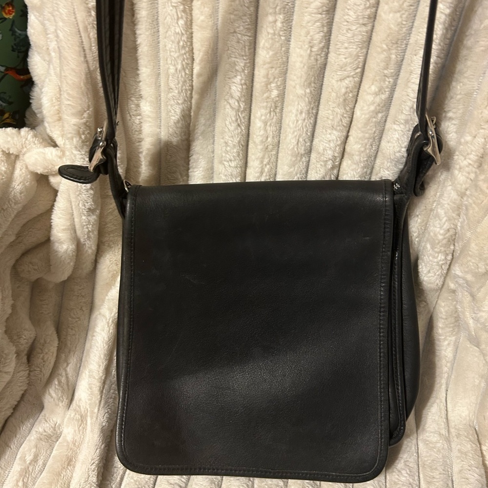 Coach Vintage  Black Leather purse